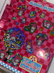 💖キラキラシールに囲まれて💖