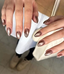 秋ネイル💅🤎