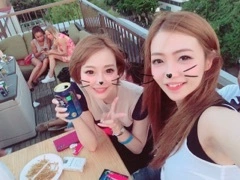 屋上パーティー