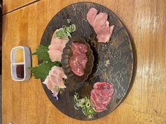 宮崎の鶏刺し☝🏻💞