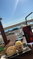 海沿いのカフェ🏖️