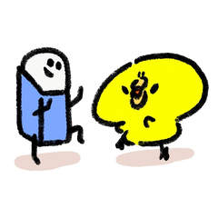 今日いるよん