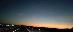 夏の夕暮れ