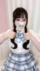 ハーフアップした✌🏻💖