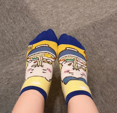 ふかとおそろい🤍💙