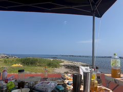 初海泳ぎ🥹🩷