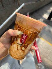 久々のゴンチャで甘さMAX❣️