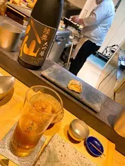 日本酒と天ぷら