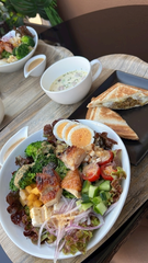 テラス席でランチ🫠🩷