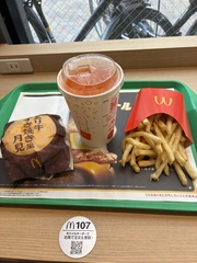 月見バーガー💓💓💓
