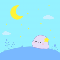 おやすみ🩵🌙* :゜