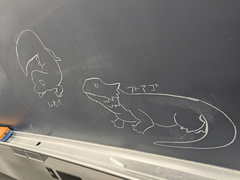 母校にラクガキしてきた🏫