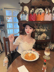カフェ行ったよ〜🎀🩵