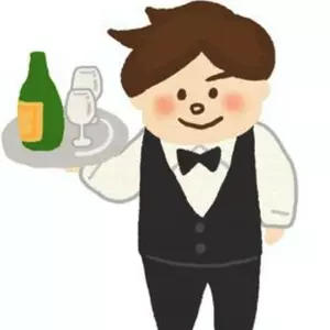 スタッフ黒服くん