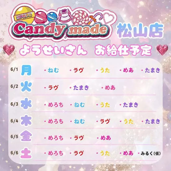 Candy made
