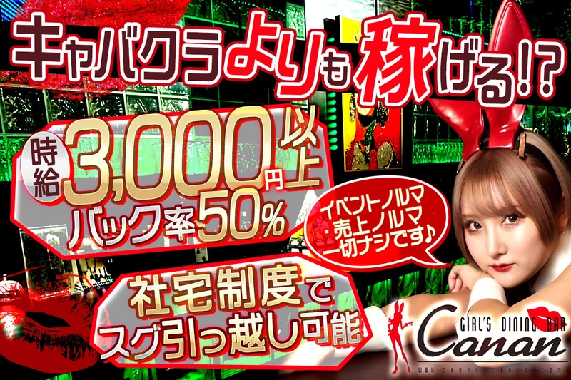 GIRL'S DINING BAR Canan求人情報