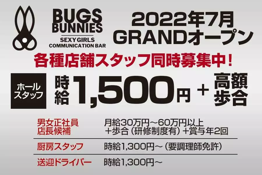 広島市 中区胡町 バッグスバニーズ 厨房スタッフ求人