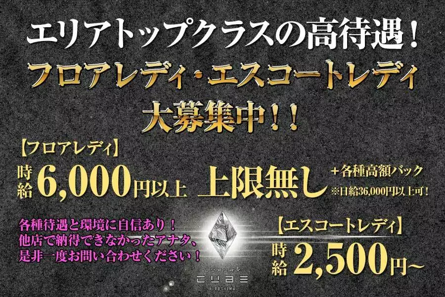 広島市 中区堀川町 キューブ キャスト求人